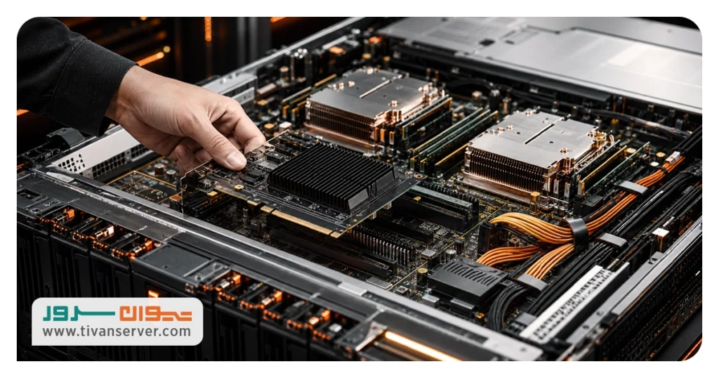 نصب کارت SAS Expander روی سرور HP