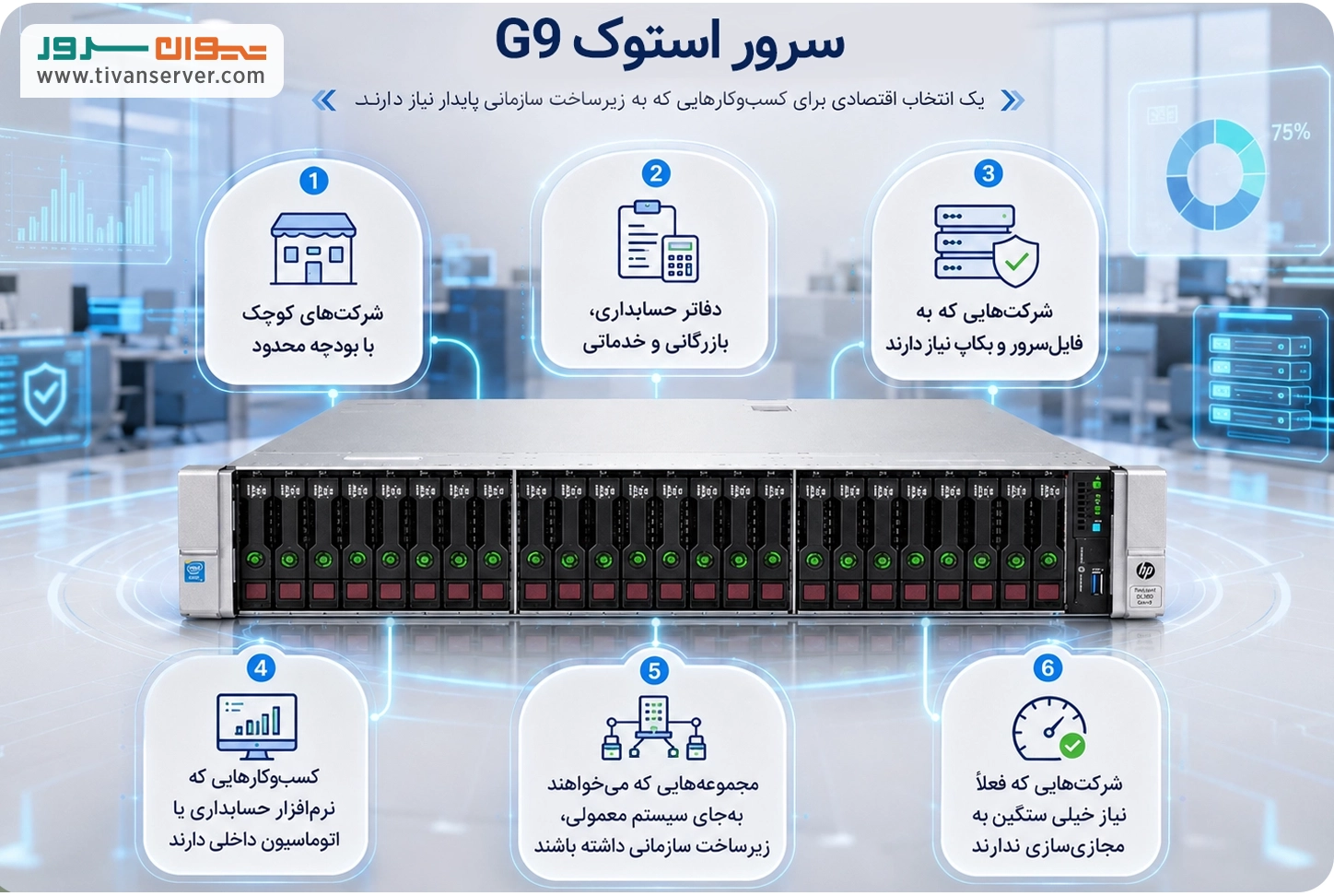 سرور استوک G9 مناسب برای کسب و کارهای کوچک