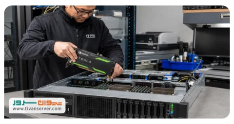 نصب کارت گرافیک روی سرور hp