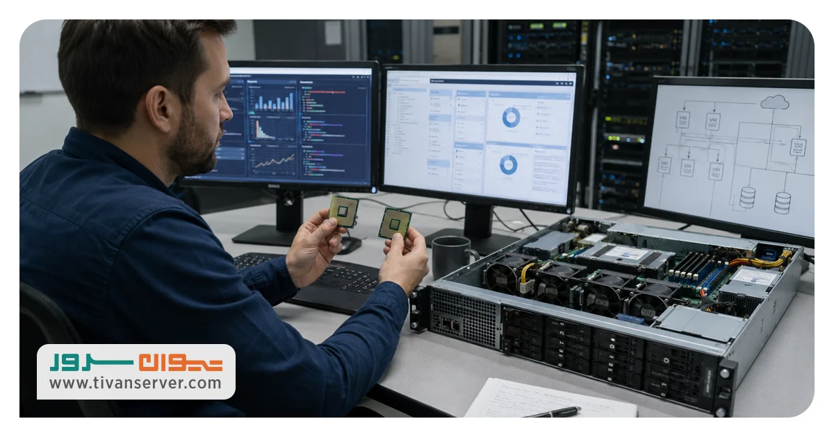 چک لیست خرید سرور استوک hp